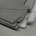 MORANDI Stone Bath Mats for Bathroom - Foldable Quick Drying Diatomaceous Earth Bath Mat, Super Absorbent Stone Shower Mat,Easy to Clean No Smell, Fast Drying for Bathroom and Kitchen