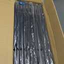 Attelite Upgrade Harder Solid Plastic Hat Organizer for Baseball Caps, 8 Pack Stackable Hat Storage Box with Clear Magnetic Door, Hat Rack(XL-Black)