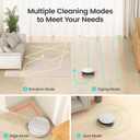 Lefant Robot Vacuum Cleaner, Strong Suction, 120 Mins Runtime, Slim, Low Noise, Automatic Self-Charging, Wi-Fi/App/Alexa Control, Ideal for Pet Hair Hard Floor and Daily Cleaning, M210 White