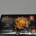 Twinkle Star 100 LED Star String Lights, 33FT Plug in Fairy String Lights Waterproof for Bedroom Decor, Indoor, Outdoor, Wedding Party, Christmas Tree, New Year, Ramadan, Warm White