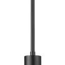 Emak 8 Inch Pendant Lights Kitchen Island, Black Pendant Light Fixtures with Hammered Glass Shade, Modern Farmhouse Island Lights for Kitchen, PL122-BK-HG