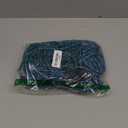 BTINESFUL 12FT 20FT 30FT 50FT Reflective Dog Tie Out for 2 Dogs, No Tangle 50ft by 1/3 Inch Nylon Rope Long Tether for Two Dogs, Dog Trolley Runner for Yard Outdoor Camping (Blue)