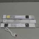 EZVALO Under Cabinet Lighting, Wireless Closet Lights, 50 LED Rechargeable Motion Sensor Light, Dimmable, 3 Color Temperatures, 11.8 inch Counter lights for Kitchen, Pantry, Bedroom, Wardrobe (3 Pack) (White)