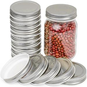 Mason Jar Lids,Regular Mouth,Lids Leak Proof Secure Mason Storage Solid Caps,Fit & Airtight for Wide Mouth Lid Mason Jars Yogurt Iidss,Canning lidss(50pcs)
