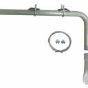 Dayton I-Beam Mounting Bracket for Use with Dayton Yoke-Mounted Non-Oscillating Air Circulator Heads Up THR