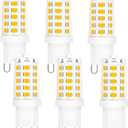 WFPOWER G9 LED Light Bulbs, 3W Warm White 3000K, Replace 35W G9 Halogen Bulb, Not Dimmable, No Flicker Bulbs for Ceiling Light Living Room Bedroom Corridor Lights, Chandelier, Home Decor, 6pcs 120V