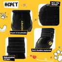 Hcpet Dog Boots, Dog Shoes for Large Dogs, Medium Dog Boots & Paw Protectors, Anti-Slip Dog Booties for Hot Pavement Winter Snow Hiking with Reflective Straps Black Size 2, Width 1.77 in