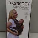 Momcozy Baby Carrier - Ergonomic, Cozy and Lightweight Carrier for 7-44lbs, Effortless to Put On, Ideal for Hands-Free Parenting, Enhanced Lumbar Support, Purehug for Infant to Toddler, Khaki