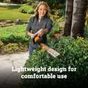 WORX 22" Cordless Hedge Trimmer, Electric Hedge Trimmer with Dual-Action Blades, Lightweight Bush Trimmer with 4.4 LBS, Battery & Charger Not Included, WG261.9