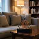 2 x Designer Portable Iron Mosquito Coil Holder 2 pcs Sets with Handle - Fireproof Material Incense Holder