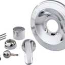 Delta Faucet Shower Handle Renovation Repair Trim Kit for Delta 600 Series Tub, Chrome RP54870