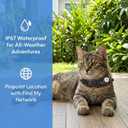 Cat Tracker with QR Code GPS Collar for Cats Electronic Pet Locator Waterproof Compatible with Apple Find My No Monthly Fee Ideal for Small to Large Cats Advanced Tracking Solution Smart Collar