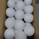 Hanaive 100 Pack Table Tennis Balls Multi Colored 40mm Plastic Balls Bulk Washable Small Game for Carnival Pool Games, Party Decoration Pet Toy(White, Red, Black)