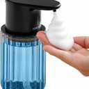 Automatic Foaming Soap Dispenser Touchless, USB Rechargeable Soap Dispenser | Adjustable Foam Levels, 10oz/300mL Hands Free Sensor, Waterproof, Wall Mounted or Countertop for Bathroom & Kitchen