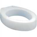 Carex Raised Toilet Seat Elevator with Easy Installation, Adds 3.5 in Height, White, 300 lb Limit