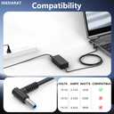 45W Laptop Charger Compatible with HP Pavilion x360 13 15 11, Zbook G5 15 15u G3 14u G4, Notebook 15, Stream 11 14 13 AC Smart Blue Tip Power Supply Adapter Cord