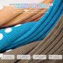 Baby Toddler Girls Socks Grip Ruffle Non Slip Girls Cotton 12 Pack Socks for Kids Cute Ankle 6M-7Years (Frilly Rainbow)