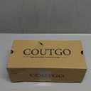 Coutgo Womens Heeled Sandals Rhinestone Chunky Low Heels Satin Square Toe One Strap Ankle Buckle Dress Shoes Size 10