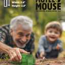 Motel Mouse Humane No Kill Live Catch and Release Mouse Traps, Reusable with Cleaning Brush - 2 Pack