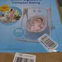 Graco Slim Spaces Compact Baby Swing - Indoor Infant Swing, Baby Registry Must Have, Gifts for New Parents
