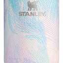 STANLEY IceFlow 2.0 Flip Straw Tumbler with Handle 30 oz | Twist On Lid and Flip Up Straw | Leakproof Water Bottle | Insulated Stainless Steel | BPA-Free | Sea Glass Plume