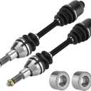 Rear Left & Right CV Axle Half Shaft with Wheel Bearing for Polaris Sportsman 400 500 4x4 HO 1999 2000 2001 2002 1380142