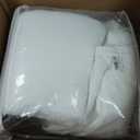 MYSKY HOME Couch Covers for Sectional Sofa, L Shaped Couch Cover, 2 Pieces Chenille Couch Covers for L Shape Sofa Cover, Washable Sofa Slipcover Blanket Furniture Protector(71"x102"+71"x118", White)