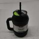 REDUCE Reusable 50 oz Cold1 Water Tumbler  Ergonomic Handle  Double-Wall Insulation  Sturdy Desktop/Tabletop Mug with Lid and Straw  BPA-Free  Stainless Steel for Gym, Home, or Office Phantom