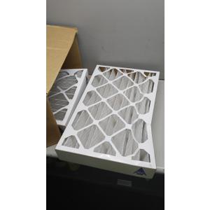 Nordic Pure 16x25x4 (15_1/2 x 24_1/2 x 3_5/8) Pleated MERV 8 Air Filters 2 Pack