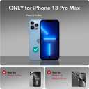 ESR for iPhone 13 Pro Max Case, Compatible with MagSafe, Shockproof Military-Grade Protection, Scratch-Resistant Back, Magnetic Phone Case for iPhone 13 Pro Max, Classic Hybrid Case, Clear