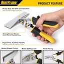 HURRICANE Sheet Metal Hand Seamer, 6 Inch Straight Jaw Bender Tools for Flattening Metal, Bending Pliers with Ergonomic TyreGrip Handle