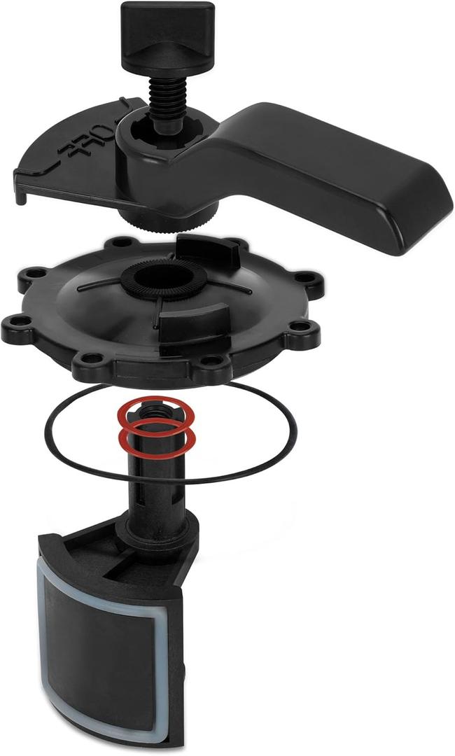 2-Port/3-Port Pool Valve Rebuild Kit Compatible with Jandy 2-way/3-way 4715, 4716, 4717, 4724 Valves, and Jandy Gray Series Valves, Includes Handle 7433, Valve Cover 4606, Diverter Valve 4720 (1 Pack)