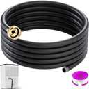 13FT Dehumidifier Drain Hose 3/4" FHT,Leakproof Dehumidifier Hose with Rustproof Durable Connector,Thickened drain hose for dehumidifier indoor,Perfectly Compatible with Most Brands of Dehumidifiers