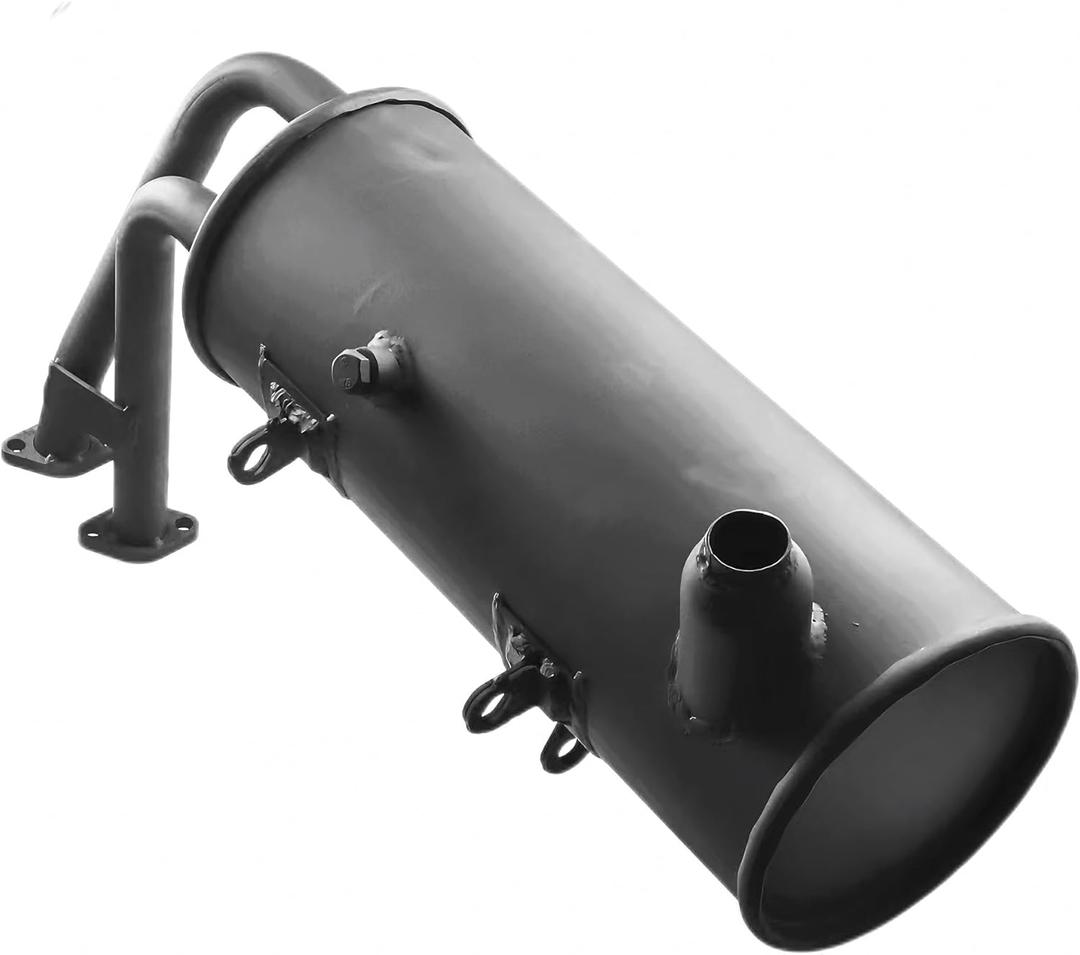 Exhaust Muffler 18091-1104 Compatible for Kawasaki Mule 3000 3010 3020 4000 4010 18090-1912