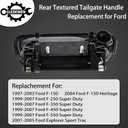 Tailgate Door Handle Exterior, Compatible with 1997-2007 Ford F150 F250 F350 F450 F550 Super Duty, 01-05 Ford Explorer Sport Trac, w/ Key Hole | 7L3Z-9943400-AA, 80238 Outside Tail gate Liftgate Latch