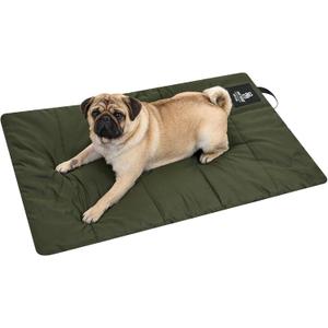 OneTigris Large Dog Bed Washable Matteress Anti Slip Cushion for Pets Sleeping, 3.6ft by 2.2ft Water-Resistant Pet Bed for Indoor Outdoor(Green,S)