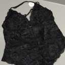 Avidlove Women Snap Crotch Lingerie Sexy Lace Bodysuit Deep V Teddy One Piece Lace Babydoll (Large)