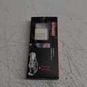 QBUC for Land Rover Key Fob Cover with KeyChain Soft TPU Gold Trim Key Case Full Protection Compatible with 2018-2026 Land Rover Range Rover Evoque Sport Vogue Discovery 5 Jaguar E I-PACE (white)