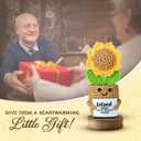 5 x Retirement Gift for Woman  Handmade Mini Sunflower Crochet with Retired 2025 Not My Problem Anymore Card  Cute Funny Retirement Decoration for Women, Teachers, Coworkers, Nurses