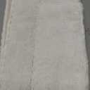 Laura Ashley Ruffle Border White 27"x 45" 100% Cotton Bath Rug