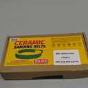 12 Pack 1 x 30 Inch Zirconia Ceramic Sanding Belts Kit  40, 60, 80, 100, 120, 180 Grits Premium Metal Grinding Belts for Knife Sharpening, Stock Removal, and Bevel Work