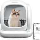 Meowant Self Cleaning Litter Box, Automatic Litter Box Self Cleaning with APP Control, 75L Extra Large Open Low Entry Smart Cats Litter Boxs for Multi-Cat Compatible Senior Cats Large Cats