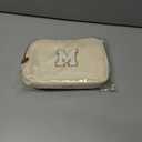 2025 Graduation Gifts for Her Women Girls,Personalized Belt Bag Waist Packs Trendy Fanny Pack Crossbody Bags,Initial White A,Cream Bag