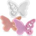 3D Butterfly Silicone Molds for Resin Crafts - Butterfly & Resin Molds for Candle Making & Handmade Soap - Spring Decorations & Concrete Molds