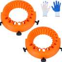 2 Pcs Drill Bit Sharpener for All Bits for Grinding Attachment, Afilador De Brocas 125 Mm, Giant Angle Grinder Drill Bit Sharpener for Grinder 2 To 13 Mm Fathers Day Gifts