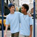 Oakgarden Kids Shirts Boys Girls Oversized T-Shirts Short Sleeve Summer Tops Crew Neck Loose Fit Basic Solid Tees 5-14 Years