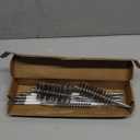 50 in Pipe Cleaning Brush Set with Stainless Steel Bristles, Wire Brush with 4 Flexible Rods, Stainless Steel Pipe Brush 4pcs for Auto Parts, Bottles, Tubes. (3/5, 1, 1 3/5, 2 in Brush Heads)