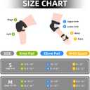 Nattork Knee Pads for Kids Youth AudltKnee and Elbow Pads with Wrist Guards 6 in 1 Protective Gear Set for Skateboard, Roller Skate, Inline Skates, Cycling and Scooter Boys Girls (M-Teens and Adults, Teal)