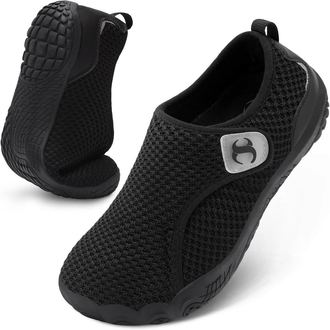 Scurtain Barefoot Walking Shoes for Men Women Wide Width Grounding Sneakers, 42 Size