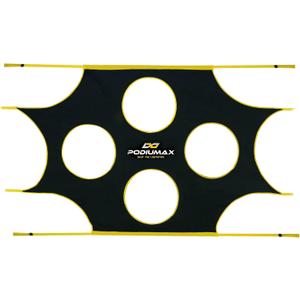PodiuMax Soccer Goal Target Net with 10 Scoring Zones, Compatible with All 8'x6'/ 12'x6'/ 14'x7' Soccer Goals